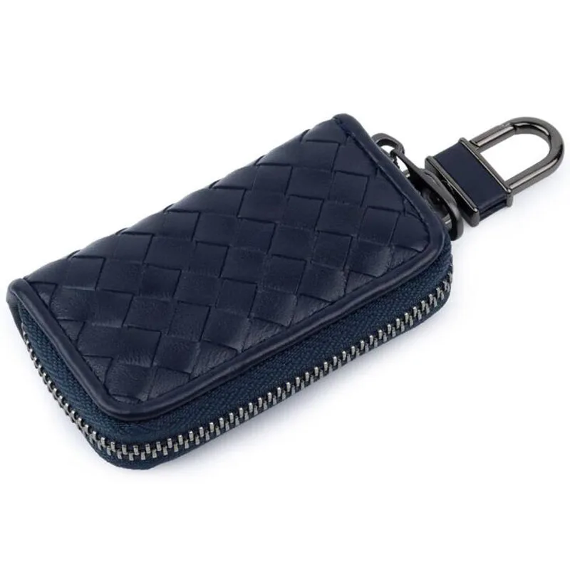 

High quality sheepskin Key Wallet Men & Women Car Key Bag Multi Function Key Case Fashion Ladies portomonee klein