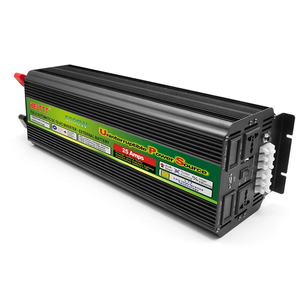 US $216.06 Intelligent 5000w UPS solar power inverter 5000Watt modified sine wave inverter
