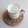 Set de Table rond en paille naturelle, dessous de Table, accessoire de cuisine, décoration de la maison ► Photo 3/5