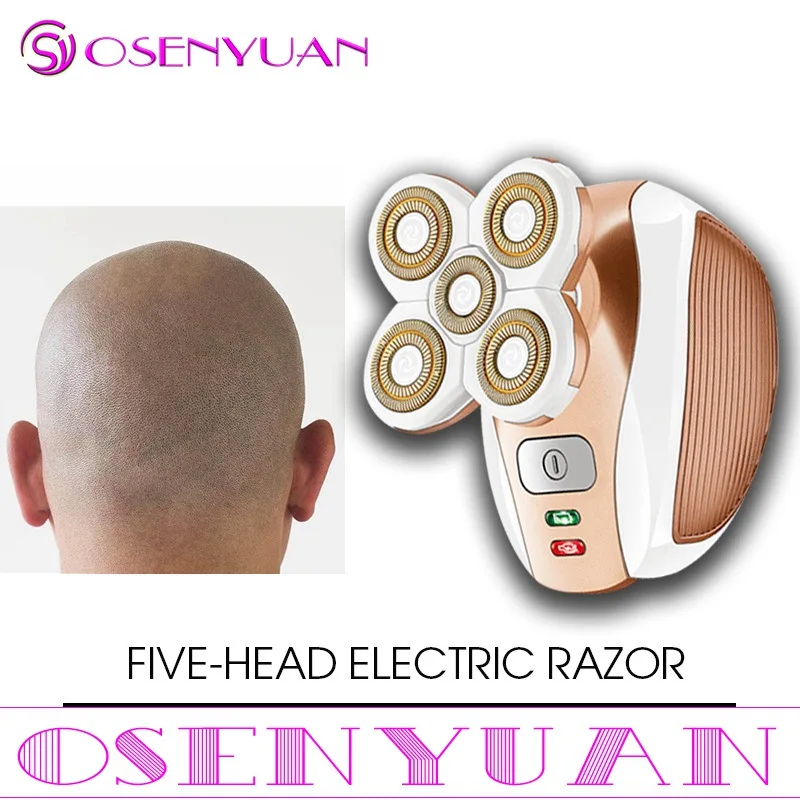 Hot Selling waterproof multfunction bald razor Rechargeable Epilator