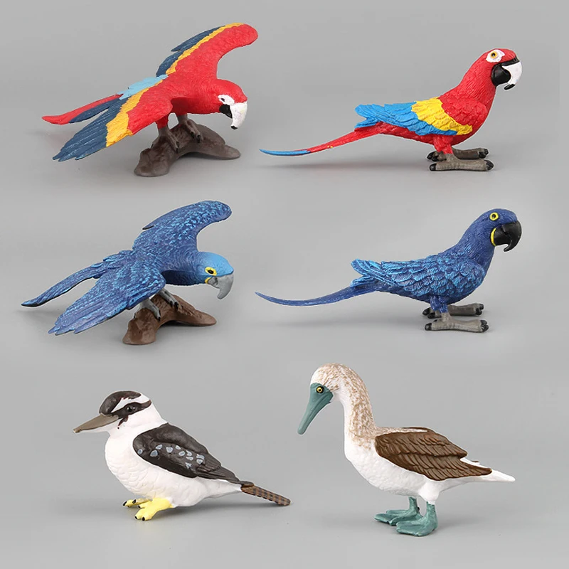 

Simulation Forest Toucan Cockatoo Figures Animal Model Bird Parrot Figurine Plastic Home Decor Ornaments Decoration Statue Toys