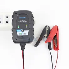 FOXSUR Plugue DA UE 6 V 12 V 1A Carregador de Bateria de Carro Automático Inteligente & Carregador de Bateria Da Motocicleta