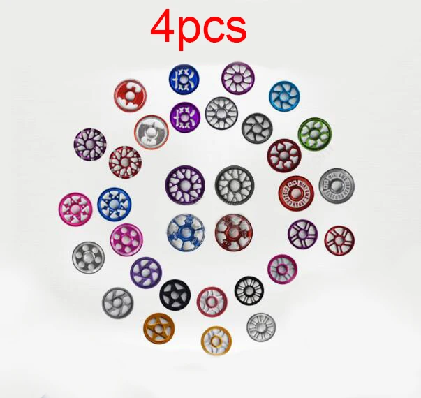 

4 Pieces 19mm Aluminum Rollers Guide Roller With Bearings Screw Nut Spare Parts for Tamiya Mini 4WD Car Model