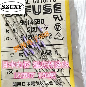 

100 PCSPor Lote Microtemp Fusible Termico 150 Grados TF Cutoff 1A 250V SM145B0