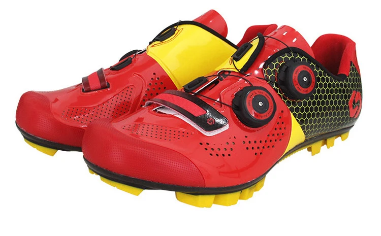 Sidebike cycling shoes carbon fiber mountain bike self-locking shoes professional racing ultra-light breathable Bicycle shoes