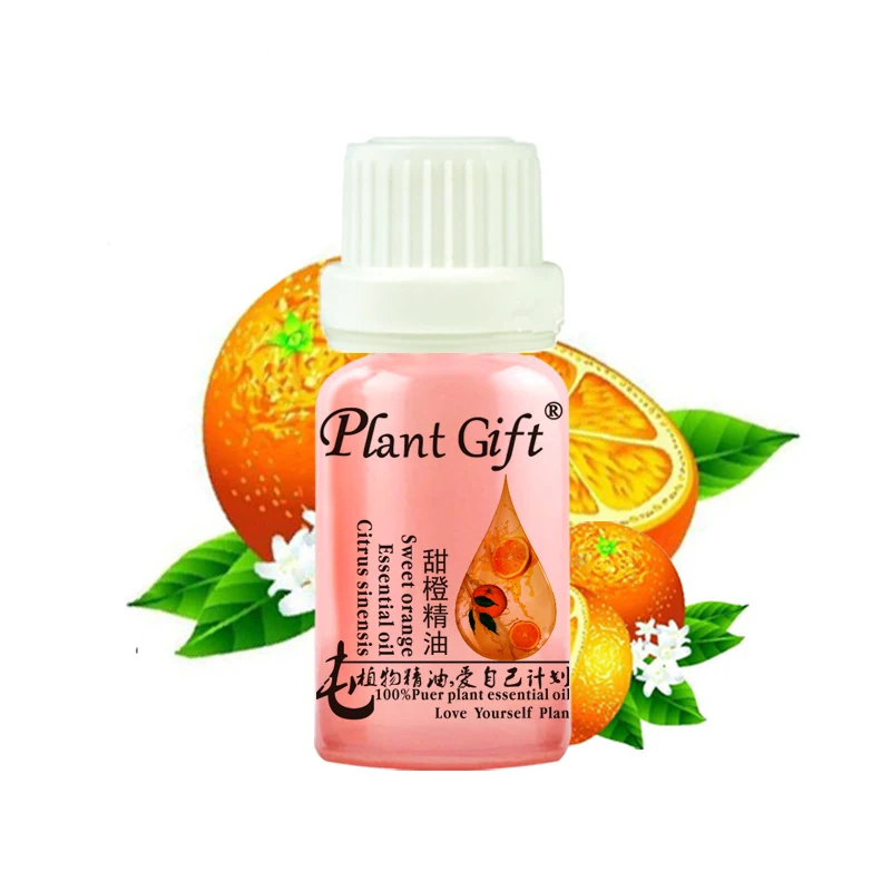 100 Pure Sweet Orange Essential Oil 10ml for Brightening and Moisturizing Skin Help