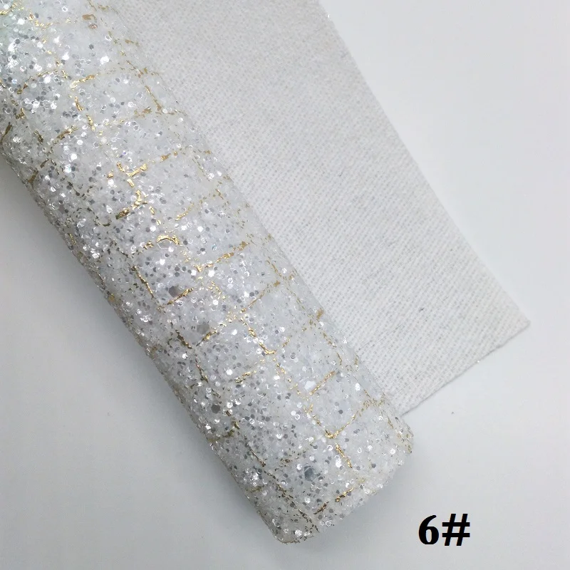 Glitterwishcome 21X29 см A4 размер винил для бантов кродоли блестящая кожа ткань искусственная кожа листы для бантов, GM002B - Цвет: 6