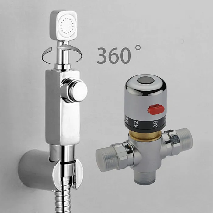 brass bidet thermostatic valve Sprayer bidet Shower, toilet bidet