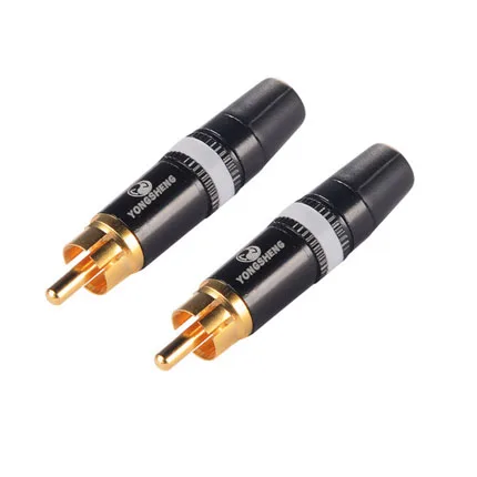 10 шт./лот Neutrik китайская фабрика разъем RCA Phono Jack золотой красное кольцо|china version|china