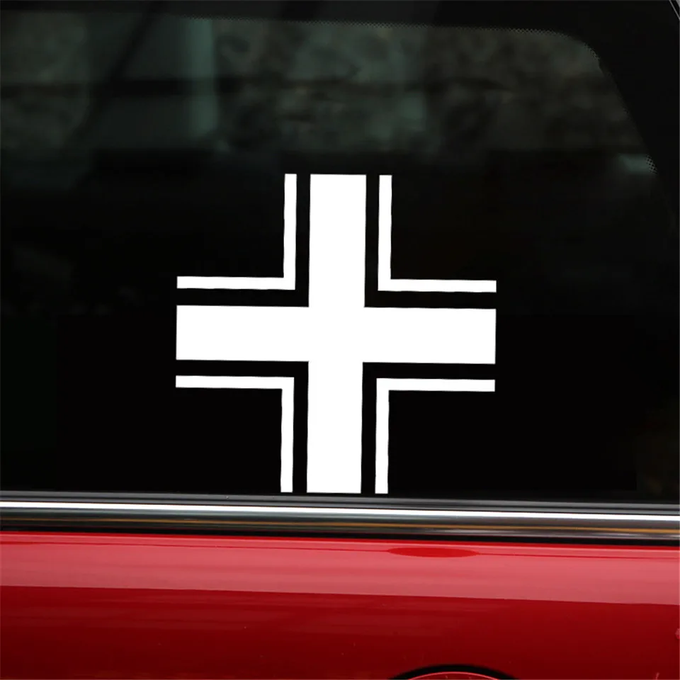 15cm15cm Luftwaffe Cross Fashion Car Sticker Decoration Vinyl Decal  (4)