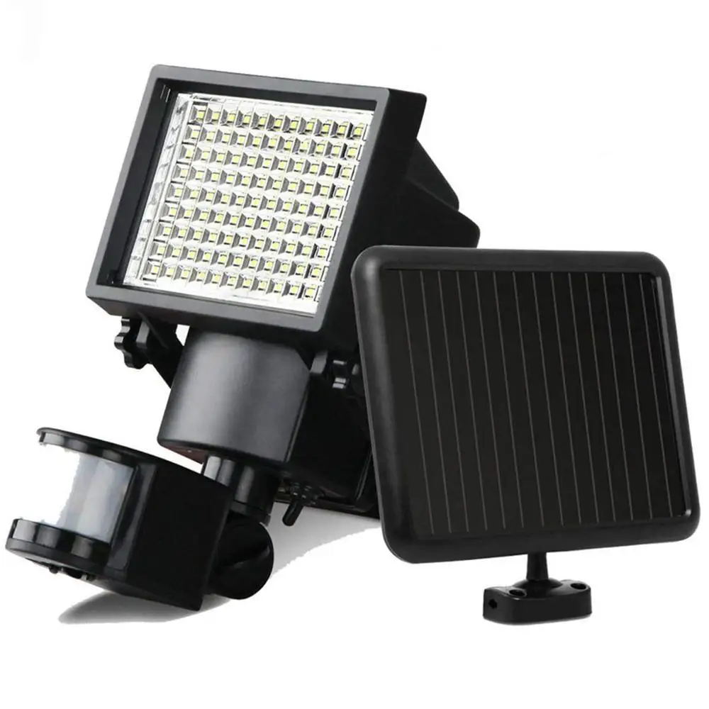 Solares ao ar Sensor de Movimento Luzes de Segurança Solar à Prova Água para Fora da Parede Dcoo Luzes Livre Ultra Brilhante Solar Dwaterproof Pátio 60led