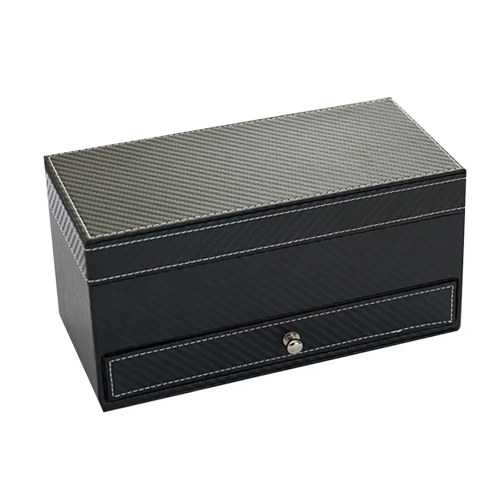 Коробка для хранения часов, Держатель корпуса, органайзер для сбора ювелирных изделий, органайзер для хранения, мужской деловой ящик, четырехместный ящик для часов - Цвет: WT3801901