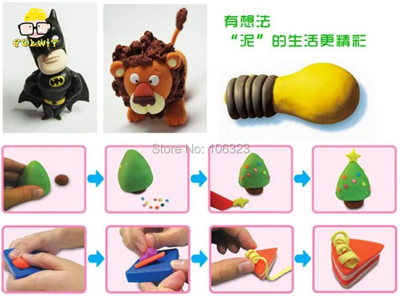 Molde de Argila de Cor Máquina de Macarrão Fabricante de Bolinhos Brinquedo de Comida Kit de Ferramentas de Modelagem de Plasticina de Cozinheiro Novo Tóxico Chinesa Playdough 3d Não 22 Brinquedos e hobbies