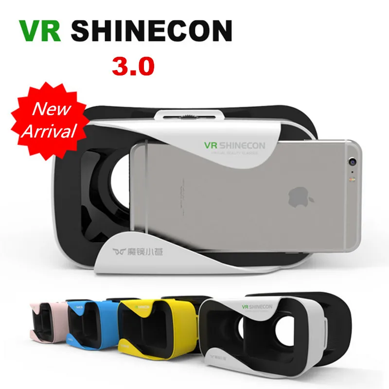 VR Shinecon III головка крепежный картон очки виртуальной реальности мобильные 3D видео