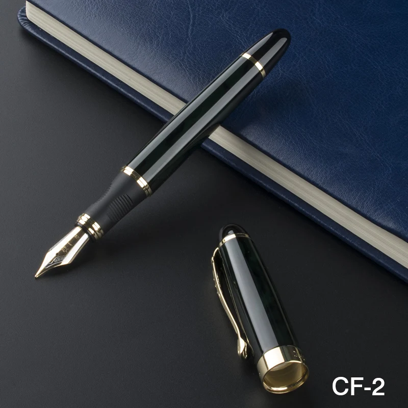 JINHAO X450 авторучка Iraurita Золотой ручки с зажимом caneta Бизнес ручка для письма 18 КГП чернильная ручка NIB канцелярские принадлежности