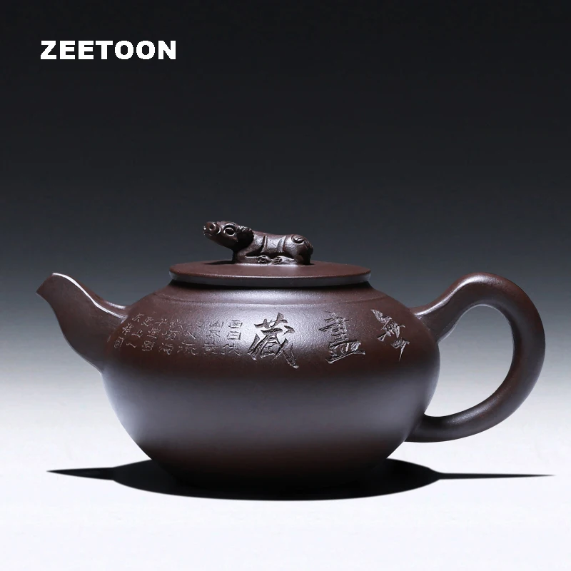 450 Authentic Yixing Teapot Bullish Niu Qi Chong Tian Bull Pot Purple Clay Chinese Tea set Tea Pot Coffee kettle Master Handmade 450 Authentic Yixing Teapot Bullish Niu Qi Chong Tian Bull Pot Purple Clay Chinese Tea set Tea Pot Coffee kettle Master Handmade