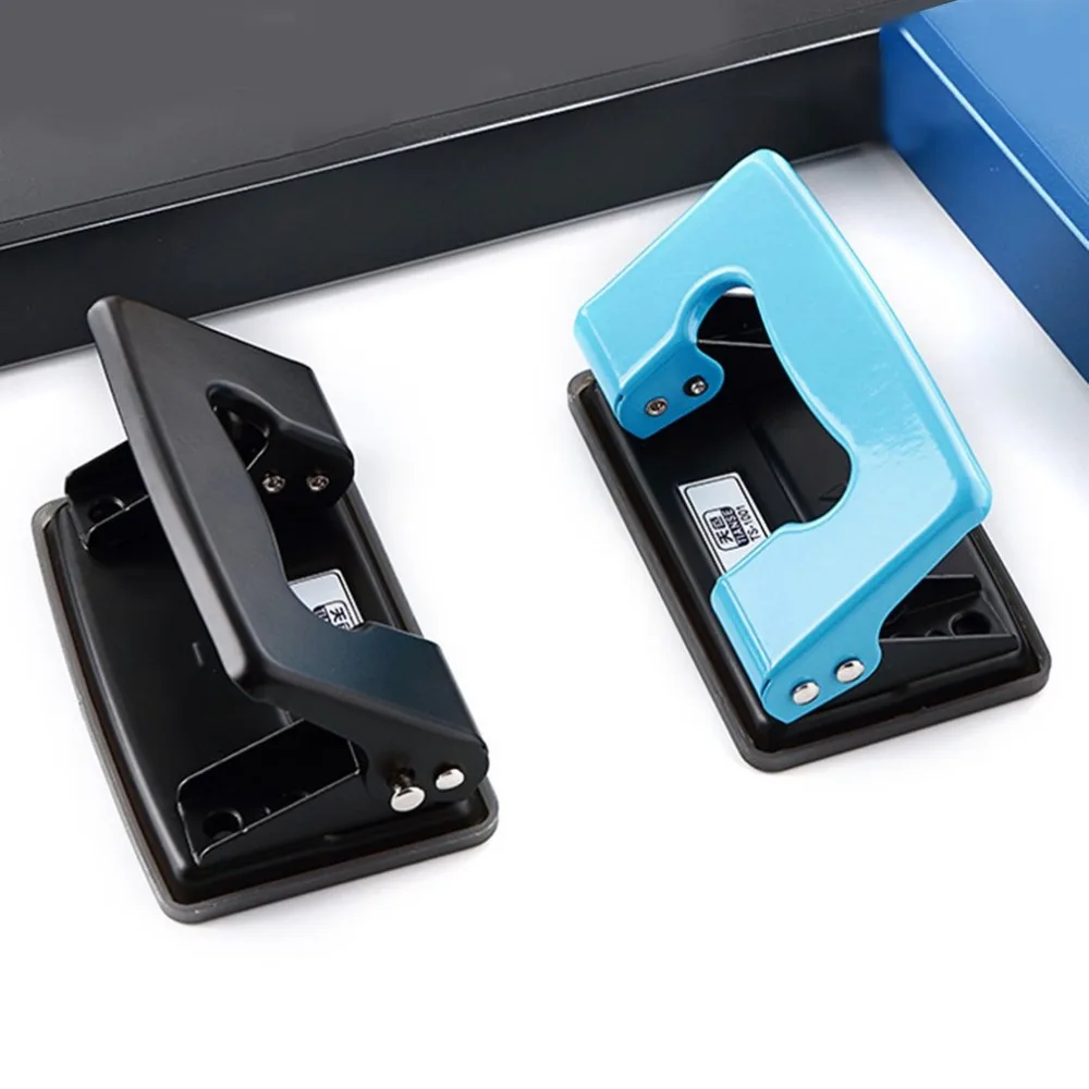 2 Holes Standard Metal Punch for Paper Document Scrapbook Office