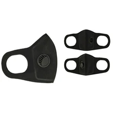 Дыхательной пыли маска обновленная версия Для мужчин и Для женщин анти-туман дым, пыль Pm2.5 пыльцы 3D укороченные Дышащая ручной аппарат для искусственной вентиляции легких