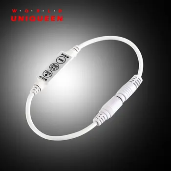 

R102-D DC12V 144W 12A*1channel single color mini led dimmer, led strip light controller w/DC Socket for strips SMD5050/3528/5630