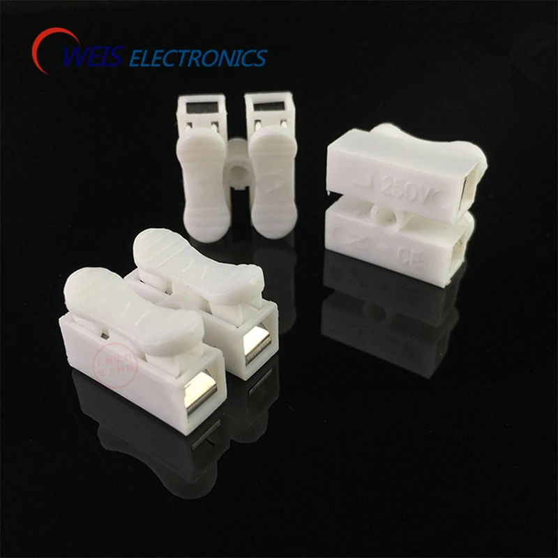 

10PCS G7b Fast Model CH-2 Wire Connector Splice Voltage 250V Wiring Terminal Block