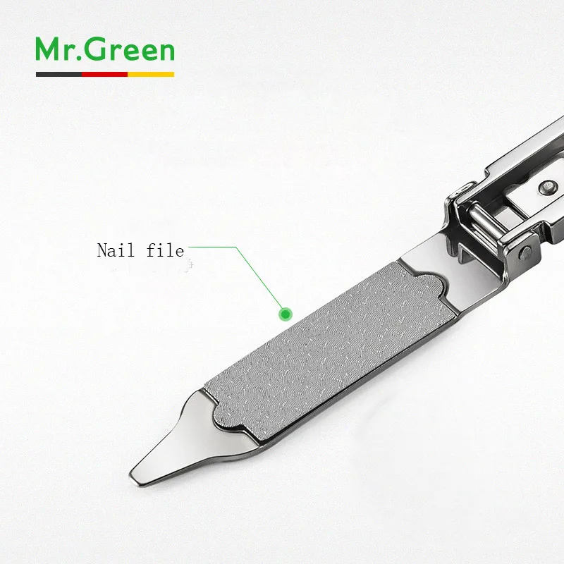 MR.GREEN ультратонкие складные кусачки для ногтей из нержавеющей стали резак с