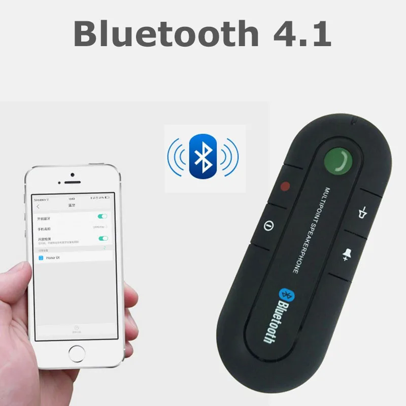 Автомобильный комплект беспроводной bluetooth-адаптер приемник Громкая связь MP3 музыкальный плеер Bluetooth громкая связь