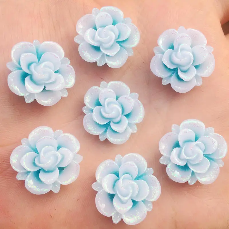 

30pcs 19mm Resin Crystal AB Flat Back Rhinestone For Beaded Creations -A625*2
