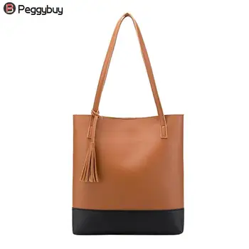 

Women's Soft Leather Handbag High Quality Women Shoulder Bag Luxury Brand Bucket Bag Fashion Women's Handbags Bolsa Feminina