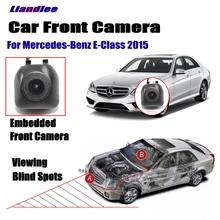 Liandlee автомобильный вид спереди камера логотип встроенный для Mercedes Benz E-Class /4," ЖК-экран монитор/прикуриватель переключатель
