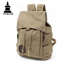 Vintage Mochila de Lona Nuevo Diseño Casual Viajes Hombres Mujeres Con Cordón Mochilas Mochilas escolares Para adolescentes Mochila de Alta Calidad