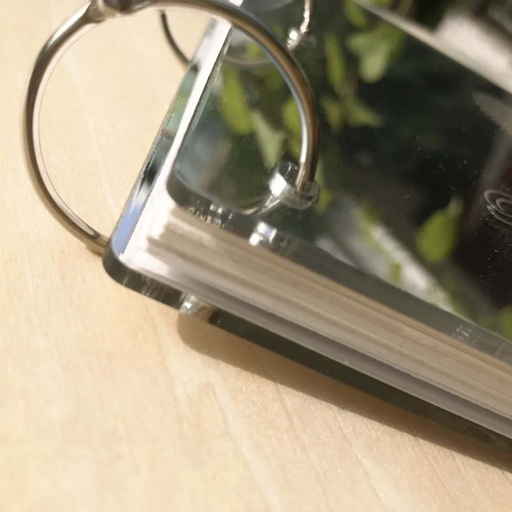 Personalised fingerprint Wedding Guest Book Gift for Couples Rustic Guest Book Bridal Shower Gift Vintage Wedding Mirror Book4