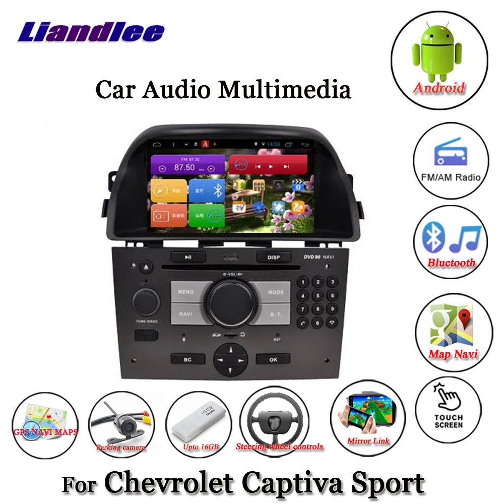 Автомобильный Android Системы для Chevrolet Chevy Captiva Sport 2008-2010 2011 2012 2013 радио gps навигации Экран мультимедийный плеер