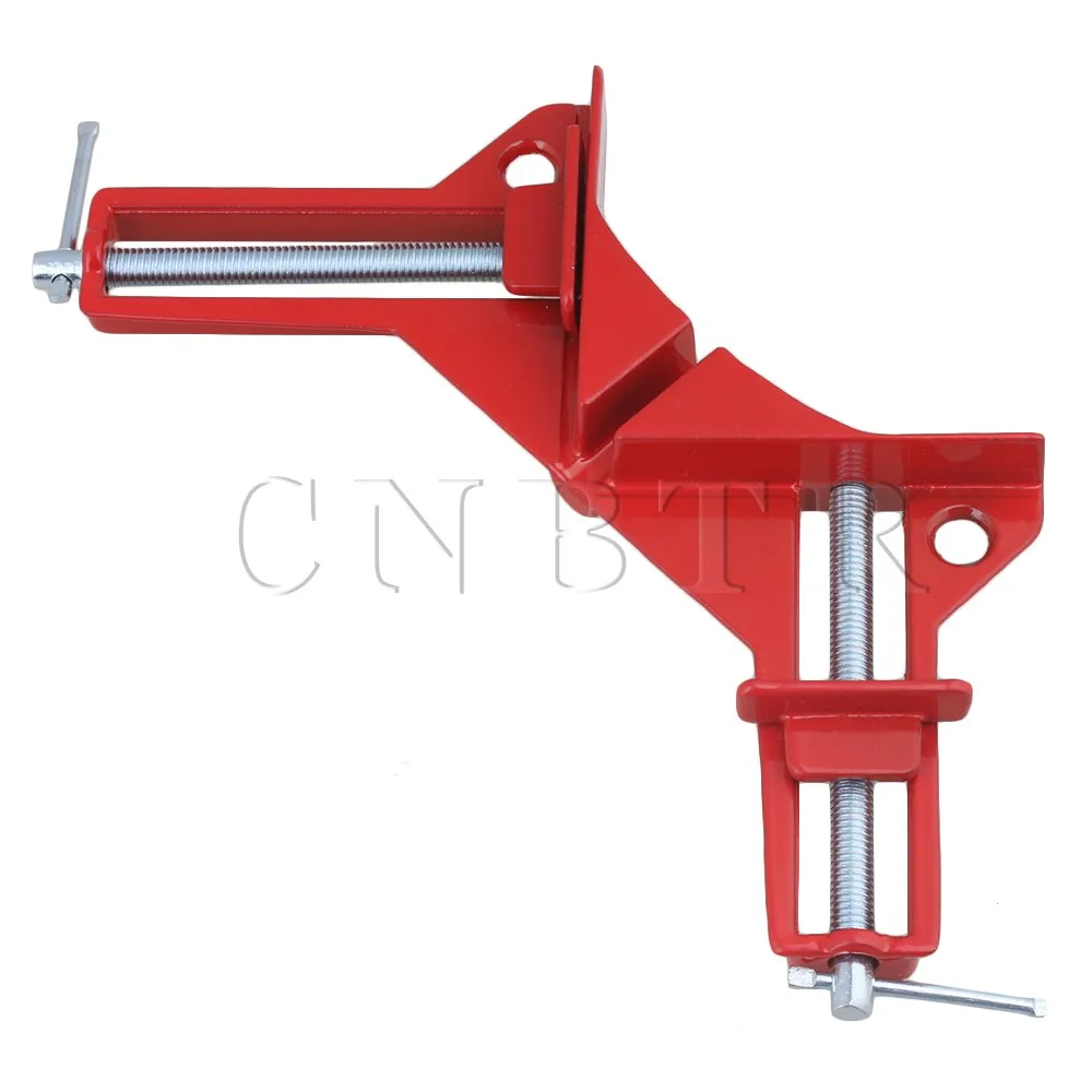 

CNBTR 90 Degrees Right Angle Corner Clamp for Picture Photo Frame 75mm Red