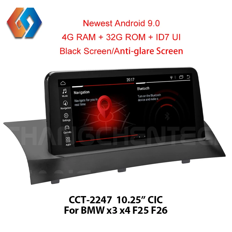 Perfect Car Navigation Android 9.0 4G ram For BMW X3 F25 X4 F26 CIC GPS Multimedia BT WiFi Support DVR Back Cam TV Aux Big Touch Panel47 0