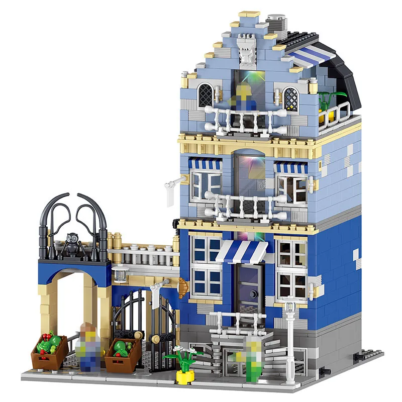 

HOT Creators Series European Market Model Building Block Set Bricks Compatible legoINGLY 10190 City Street Toys For Children