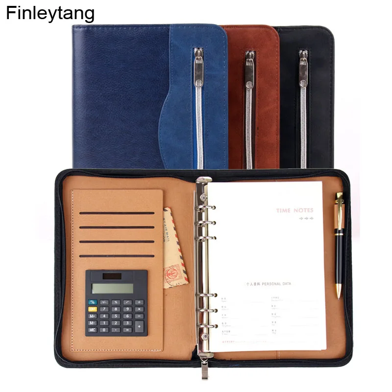 High Quality Business Notebook With Calculator Multifunction Manager