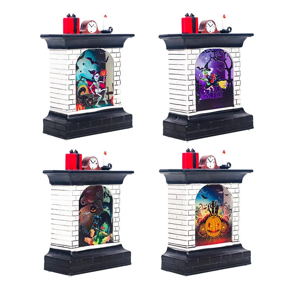

New Halloween Lights Decoration Creative Fireplace LED Halloween Lights Home Furnishing Arrangement Props