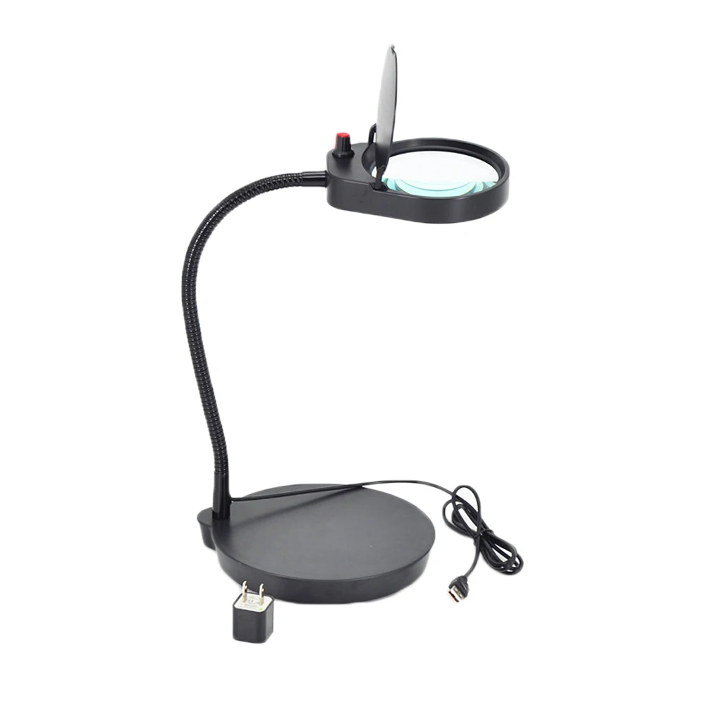 

Desk Magnifying glasses with light adjustable for watch repair elderly reading