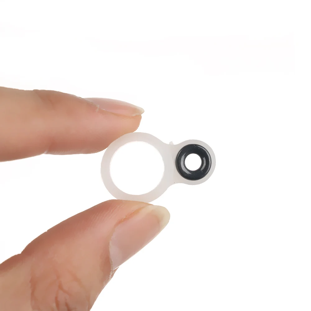 Fishing Rod Guide Repair Kit 14 Pcs Different Size 1-14 O Ring Silicone Fishing Rod Wire Ceramic Ring Tip Repair Kit Fishing Line Guide