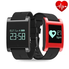 2017 Смарт часы Bluetooth браслет DM68 кровяного давления Heart Rate test Браслет Водонепроницаемый