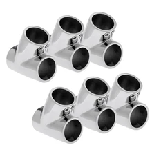 6x316 нержавеющая сталь лук& лодка ручной рельс 60 градусов тройник 7/8 морской оборудование лодка аксессуар