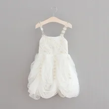 Новинка года; белые платья принцессы для девочек; многослойные фатиновые танцевальные платья с цветочной вышивкой; одежда для детей