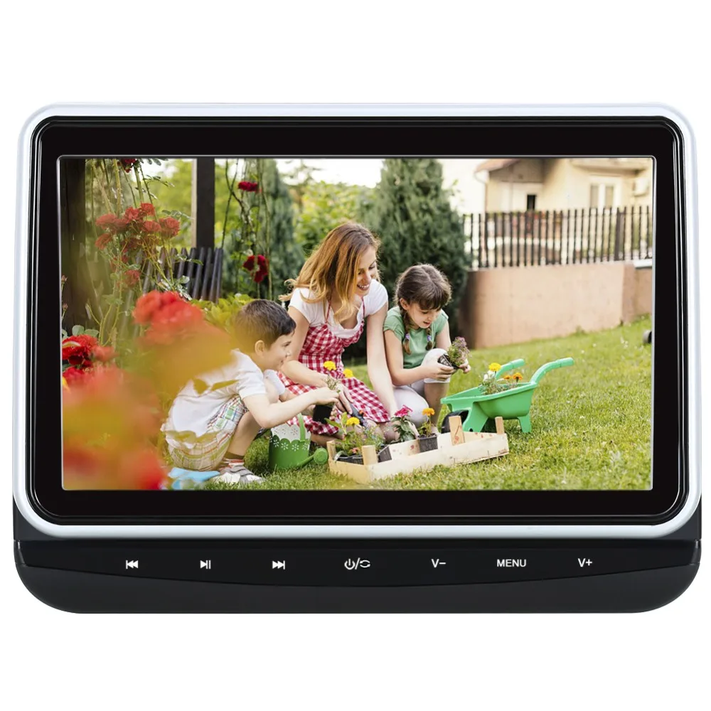 

Pumpkin 10.1'' Car Headrest DVD Player HD LED TFT Screen With HDMI Port Car Monitor Support 1024*600 Vedio Built-in USB/SD Slot