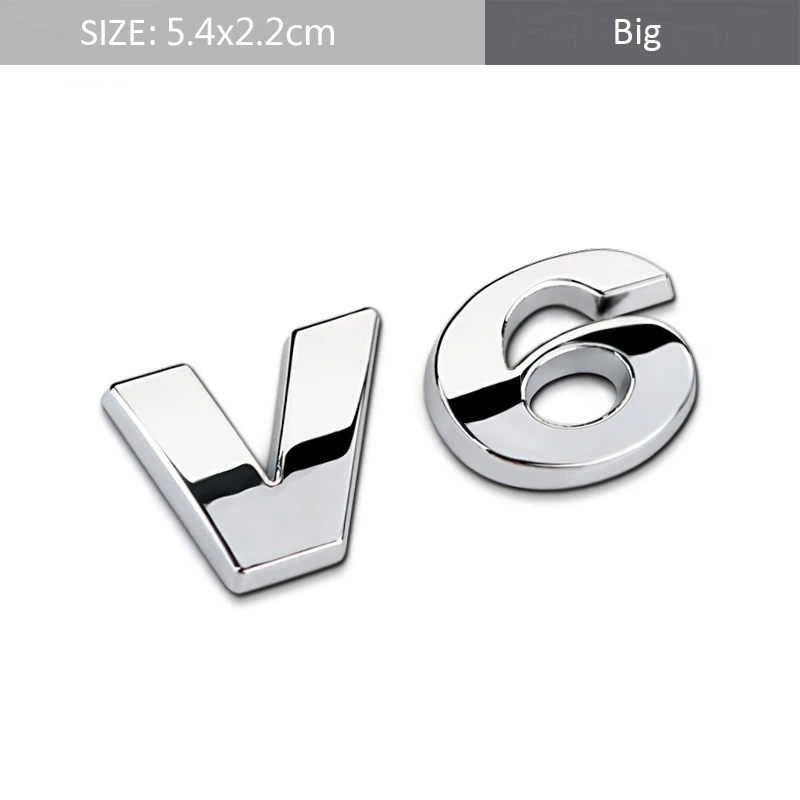3D логотип автомобиля наклейка эмблема авто значок для V6 Volkswagen CC Touareg Magotan Honda Audi