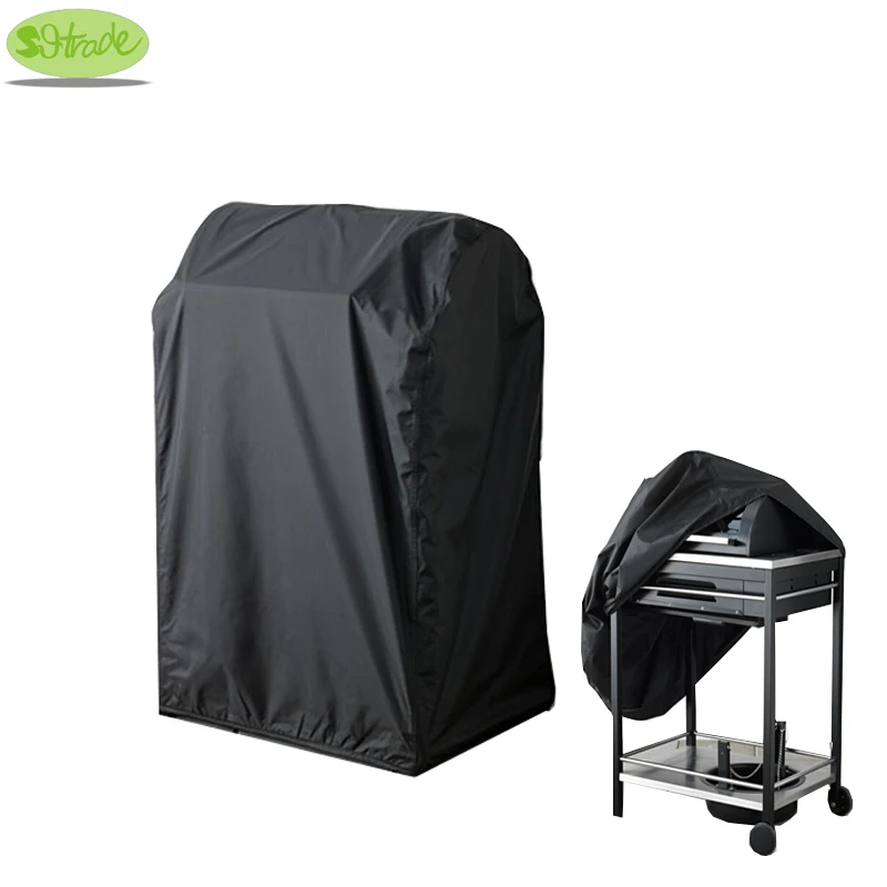 Billig Schwarz farbe BBQ abdeckung 72x52x110 H, wasserdichte, staub proofed Grill Grill abdeckung, BBQ grill schutzhülle, CNSJMADE