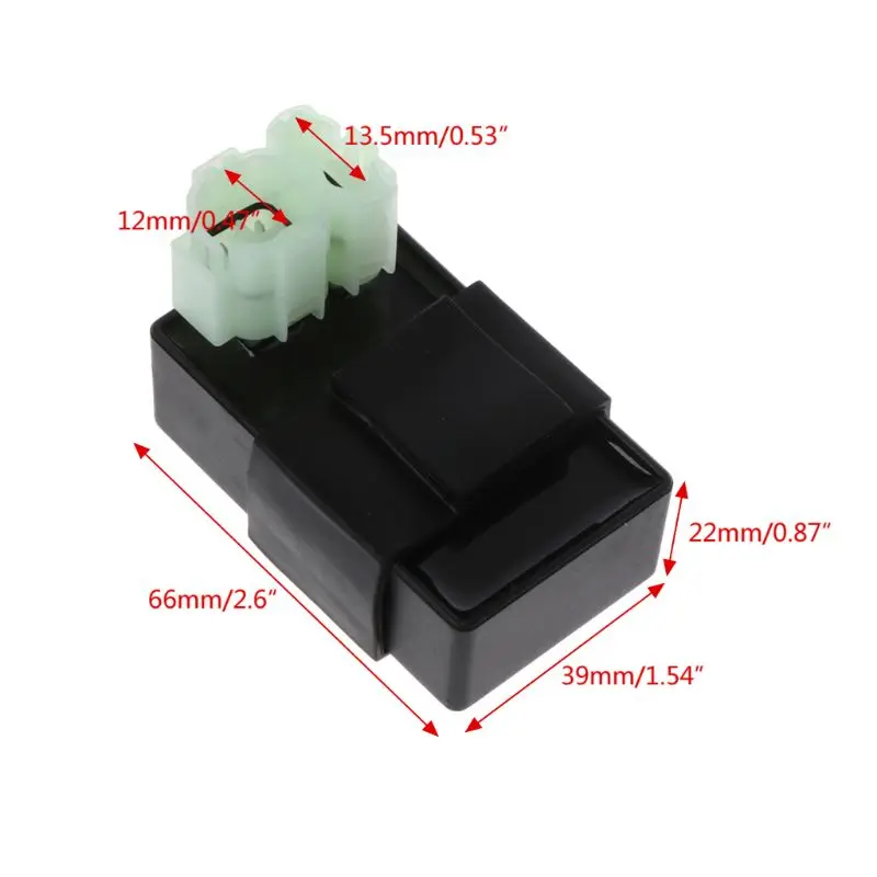 6-контактный переходник с внутренней гоночный CDI зажигания коробка мотоцикла GY6 воспламенитель для 50cc 60cc 80cc 100cc 125cc 150cc 180cc 200cc скутера ATV 139QMB 152QMI