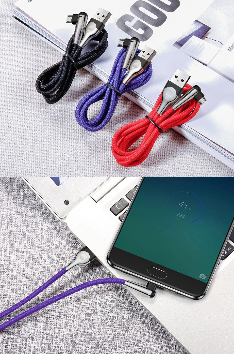 Baseus Lighting Micro USB кабель Реверсивный Быстрая Зарядка Кабель Microusb для samsung A7 Xiaomi Redmi Note 5 Android зарядное устройство