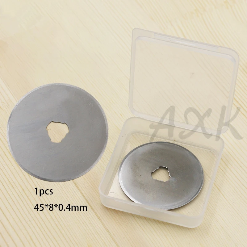 

1Pcs Rotary Round Blade 45MM Convenient Replacement Spare Roller Patchwork Wheel Blades Knife Cutter Accessories DIY Hand Tools
