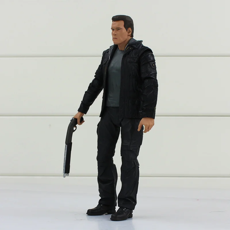 17 см NECA Арнольд Шварценеггер фигурка Терминатор T-800 Commando с пистолетом оружие Коллекционная модель Guardian кукла