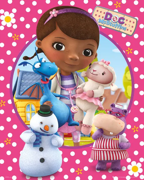 5 X7Ft Doc Mcstuffins Cottage Animali Domestici Custom Photo Studio Sfondo Sfondo Banner Vinile 220Cm X 150Cm